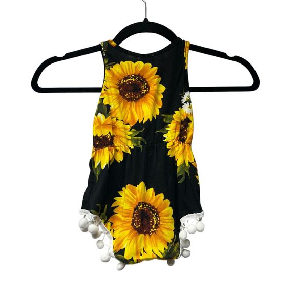 NWT 3 Piece Set Mom Daughters Blue Sunflower Romper Dress Sizes 9-12mo, 
2T, Med - Picture 6 of 9